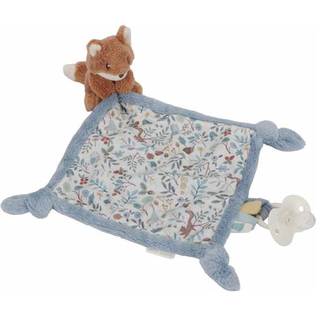 Pequeño zorro estampado de tela de abrazo holandés - amigos del bosque