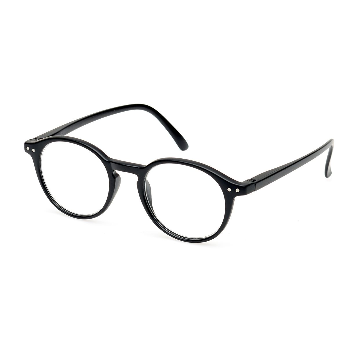 Gafas de lectura Spectrum negras alrededor de las 2:00