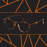 Gafas de lectura Spectrum havana modernas alrededor de las 2.00