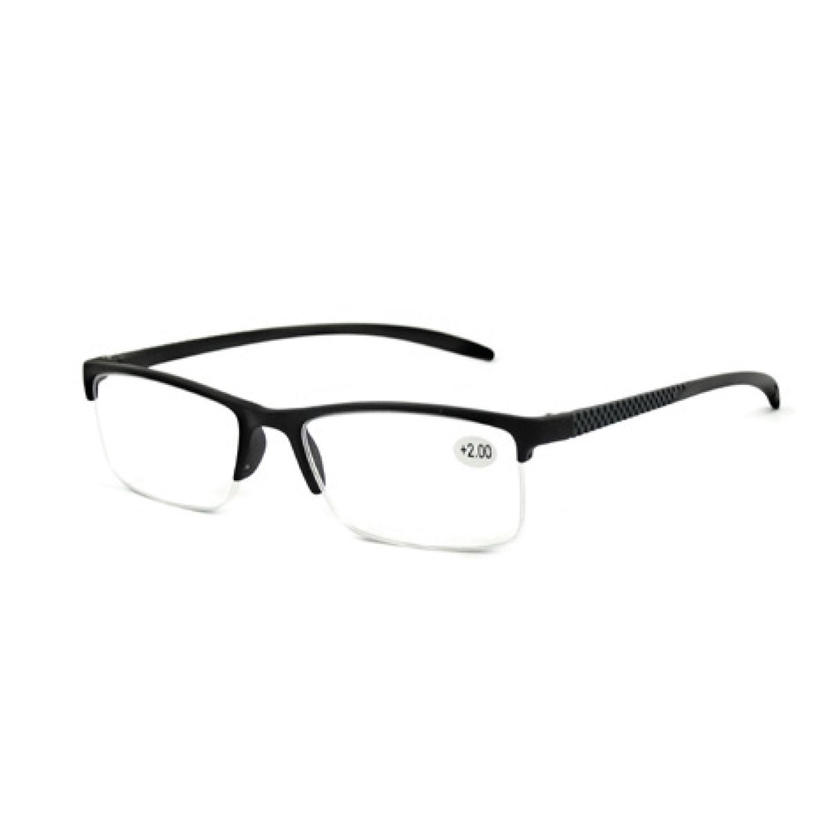 Gafas de lectura Spectrum negro surtido rectangular media montura