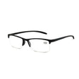 Gafas de lectura Spectrum negro rectangular media montura 3,50