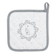 Clayre eef agarradera gato blanco gris 20x20cm