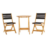Conjunto bistró Sens -line lanzarote madera de acacia