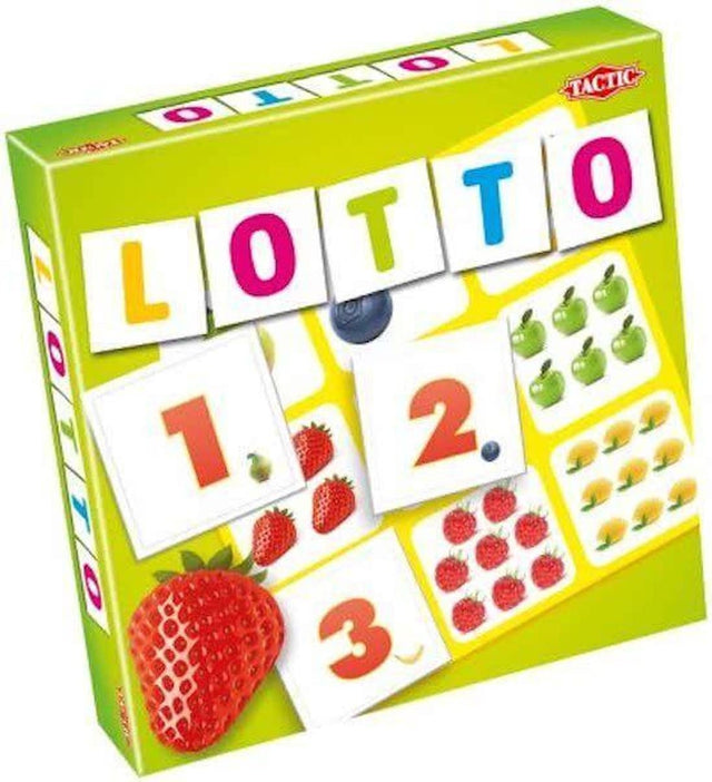Números de frutas de lotería táctica - juego de cartas - buscar encontrar - juego familiar - 2-4 jugadores - a partir de 3 años
