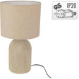 Lámpara de mesa Home Styling gres e14 h46cm