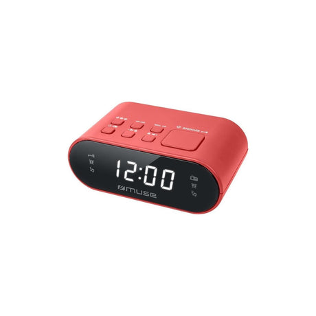 Muse Radio despertador FM, rojo Radio despertador FM, rojo