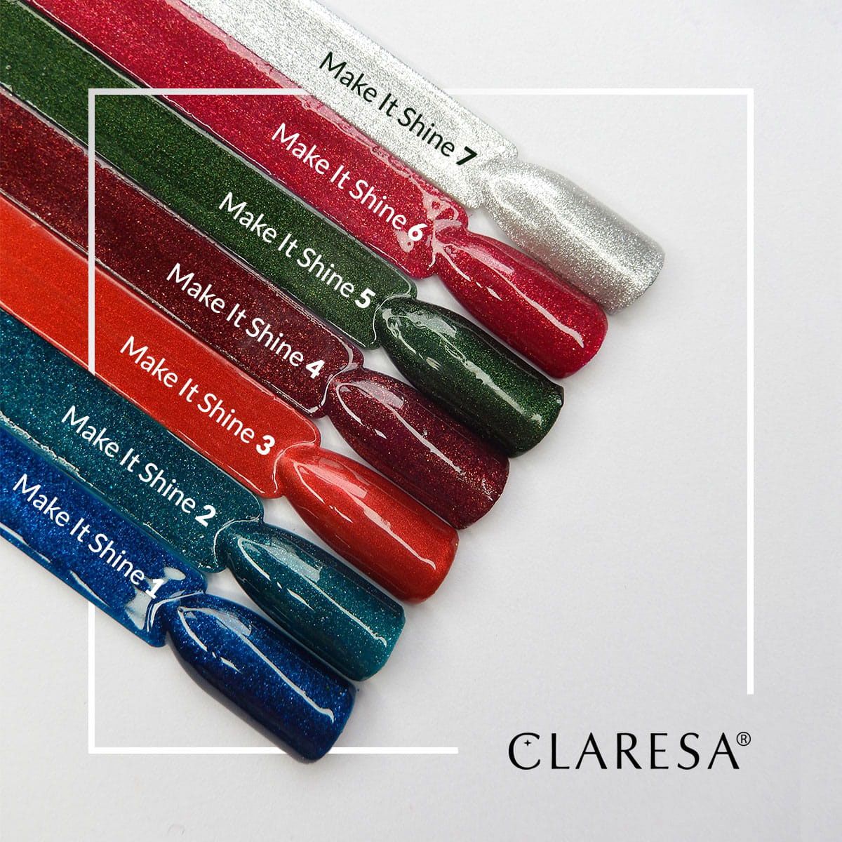 Claresa Esmalte Gel UV LED 5ml Make It Shine 1