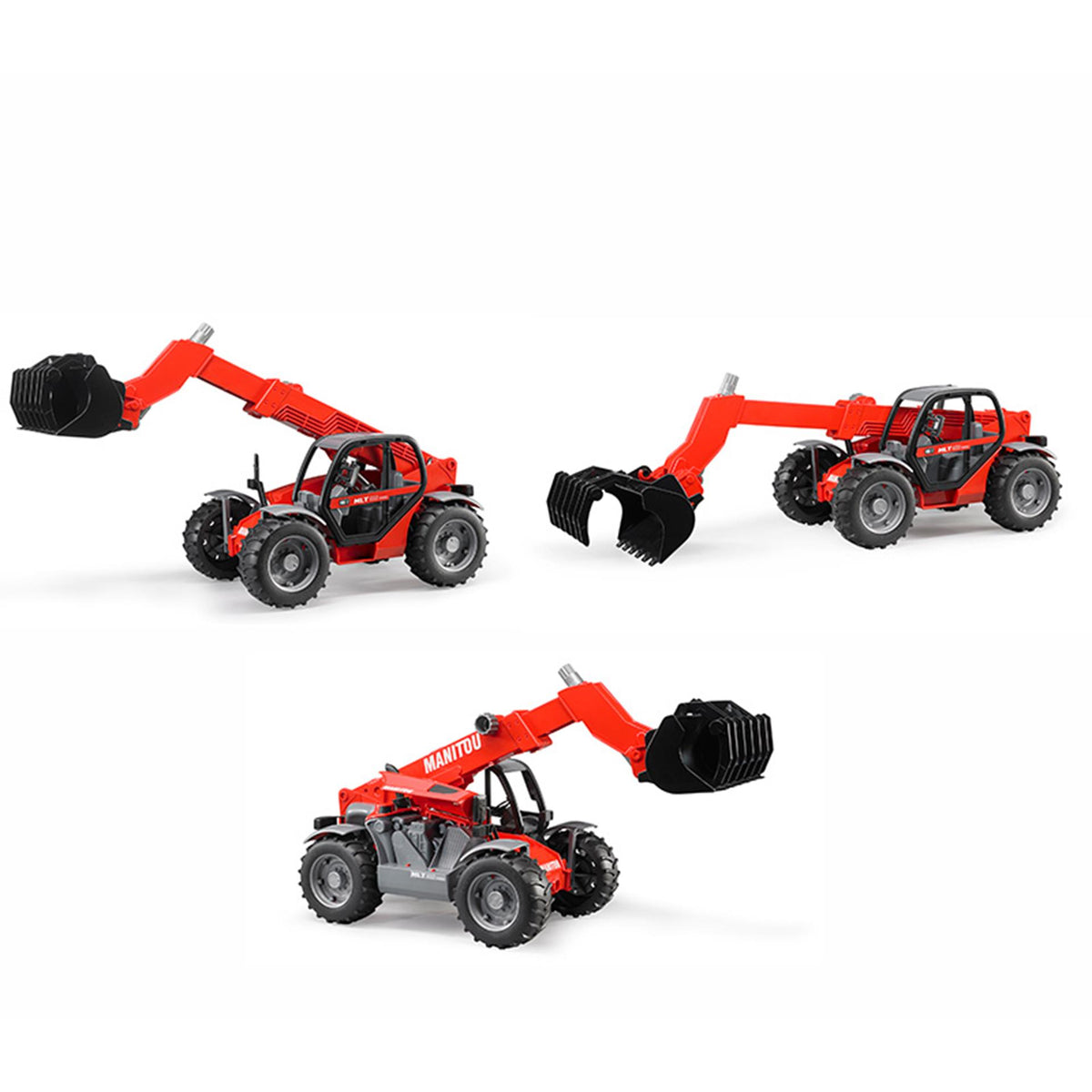 Bruder 2125 Manitou Mar con accesorios