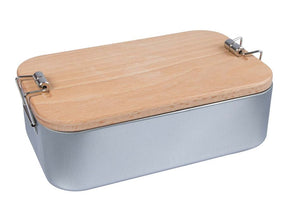 Memo Lunchbox 2 en 1 - con Beukenhouten Lid Snijplank