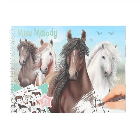 Depesche - libro para colorear miss melody horse