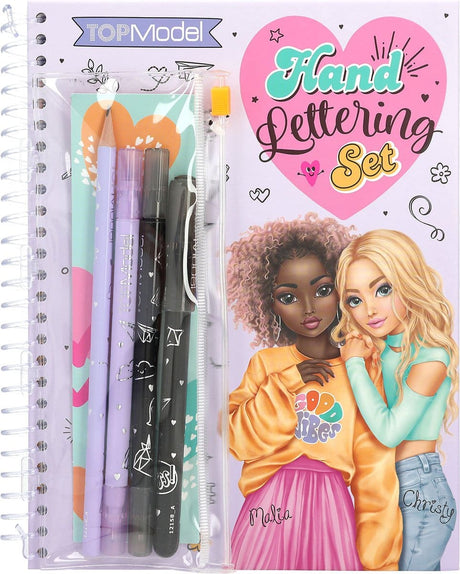 Van der Doelen top model - set de letras a mano con papelería y estuche