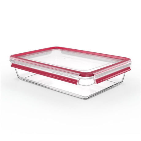 Tefal master seal vidrio 3 l rectangular