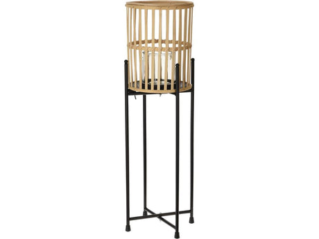 Farol de estilo hogareño con soporte 19x19x25cm