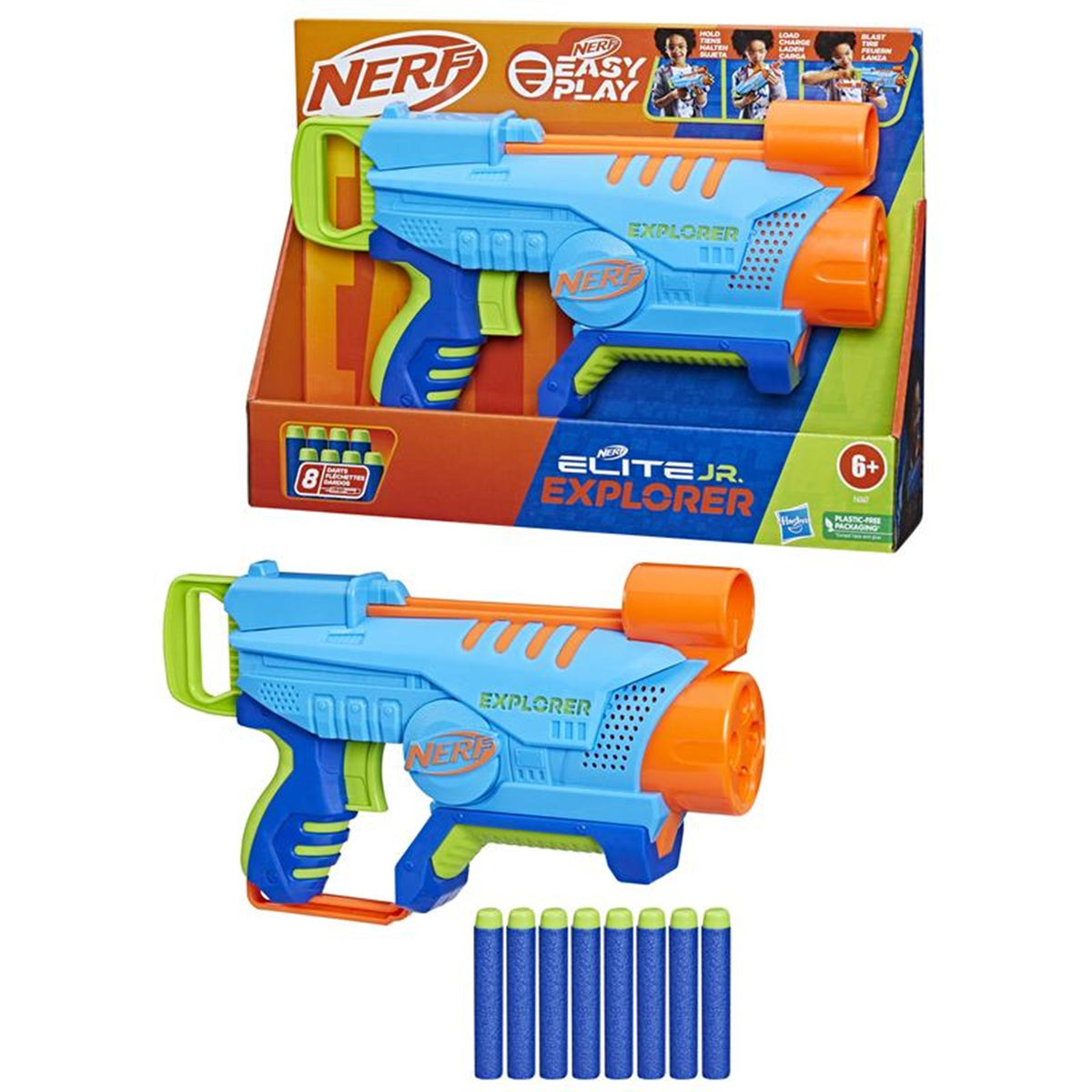 Nerf elite junior explorer - blaster de juguete