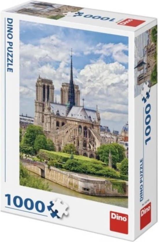 Dinotoys rompecabezas de dinosaurios - notre-dame paris - 1000 piezas
