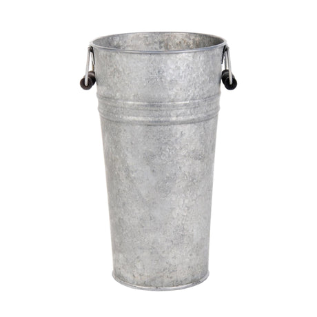 Esschert design jarrón antiguo de zinc h30cm