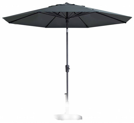 Sombrilla Madison paros 300cm retorcida gris
