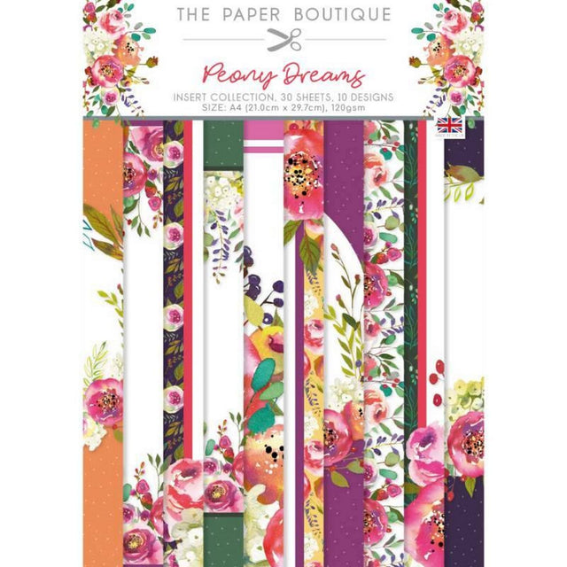 The paper boutique • colección de insertos Peony Dreams