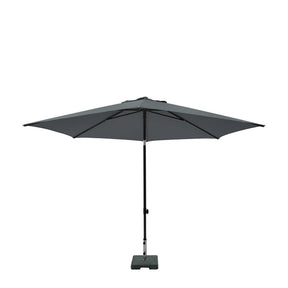 Sombrilla Madison elba push-up de unos 300 cm con función basculante 100%pol. gris