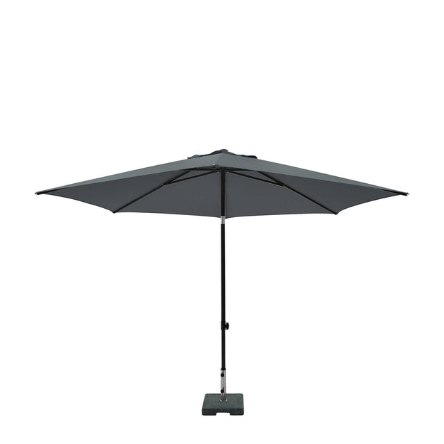 Sombrilla Madison elba push-up de unos 300 cm con función basculante 100%pol. gris