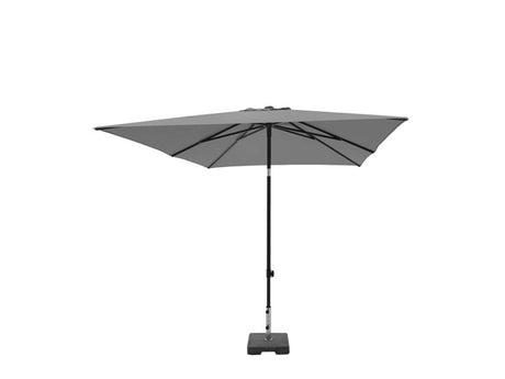 Sombrilla Madison moraira push-up cuadrada 230x230cm con función basculante gris claro