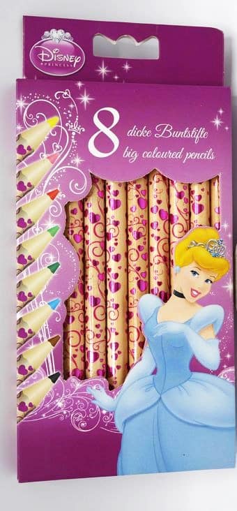 Van der Doelen Disney Princess - lápices de colores gruesos