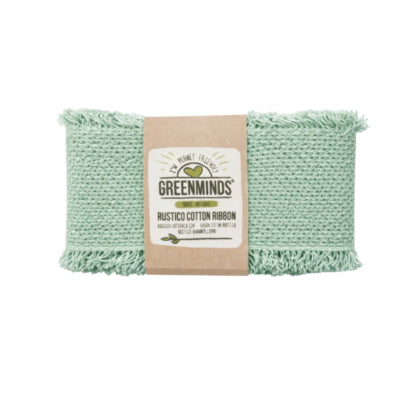 Cinta Greenminds rústica menta 2 m | 30 piezas