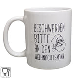 Taza Weihnachtsmann blanca 350ml | 24 piezas