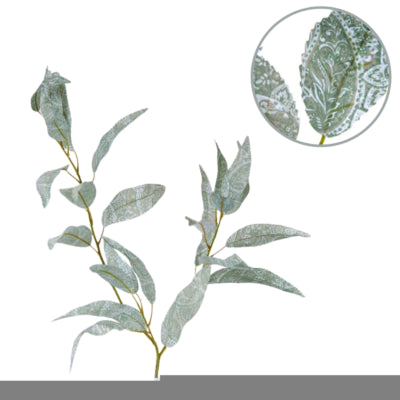 Rama artificial eucalipto verde bohemio 115 cm | 12 piezas