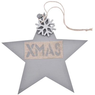 Ngk colgante Navidad navidad gris 32 cm | 24 piezas