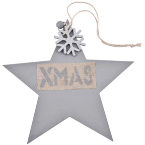 Ngk colgante Navidad navidad gris 32 cm | 24 piezas