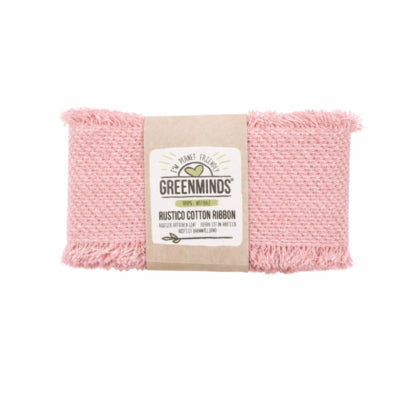 Cinta Greenminds rústica rosa 2 m | 30 piezas