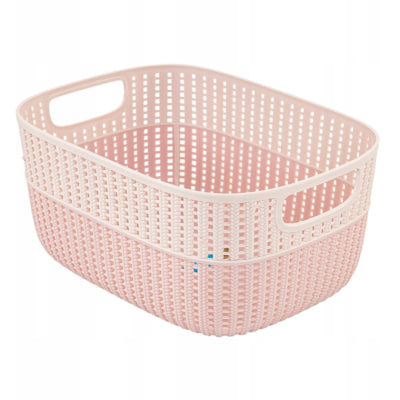 Cesto para la ropa sucia Keeper rosa 29 cm 6,8 l | 6 piezas
