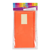 Tarjetas de invitación y sobres naranja 5 piezas | 48 piezas