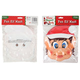 Máscara de Navidad elfo talla única | 40 piezas