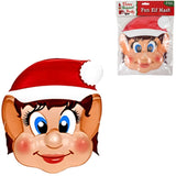 Máscara de Navidad elfo talla única | 40 piezas