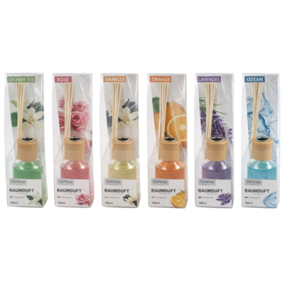 Varitas aromáticas ambientador 100 ml 6 surtidos | 24 piezas