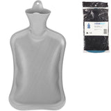 Relaxdays bolsa de agua caliente gris 2 l | 6 piezas