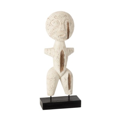 Figura línea J primitiva blanca 35 cm | 3 piezas