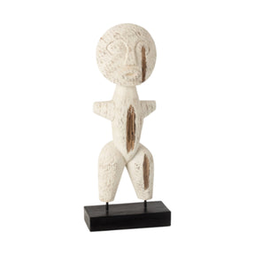 Figura línea J primitiva blanca 35 cm | 3 piezas