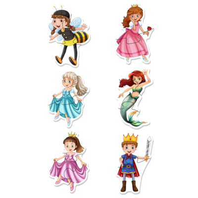 Toi-toys rompecabezas cuentos de hadas 19 cm juego de 6 | 12 piezas