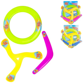 Juego de frisbee volador Sun fun 30 cm surtido juego de 3 | 12 piezas