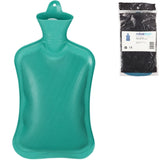 Relaxdays bolsa de agua caliente turquesa 2 l | 6 piezas