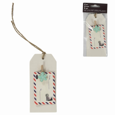 Etiqueta de regalo 13 cm | 48 piezas