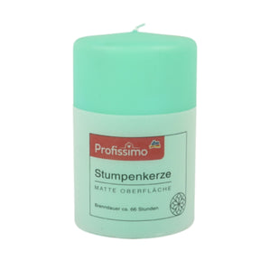 Vela de pilar Profissimo verde 8 x 12 cm | 8 piezas