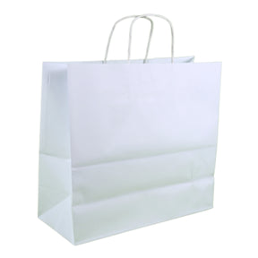 Bolsa de papel blanca 35 cm juego de 100