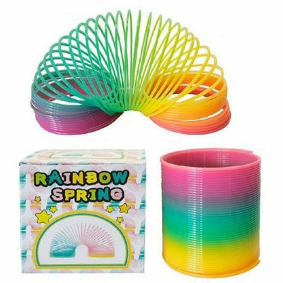 Paso resorte espiral arco iris | 36 piezas