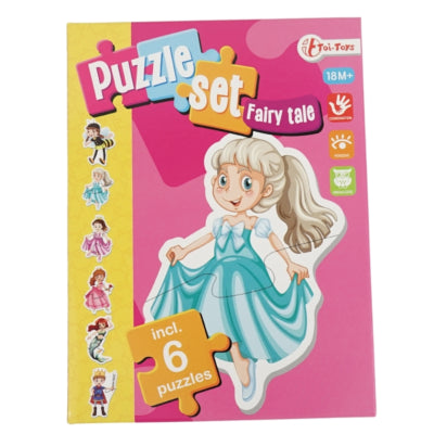 Toi-toys rompecabezas cuentos de hadas 19 cm juego de 6 | 12 piezas