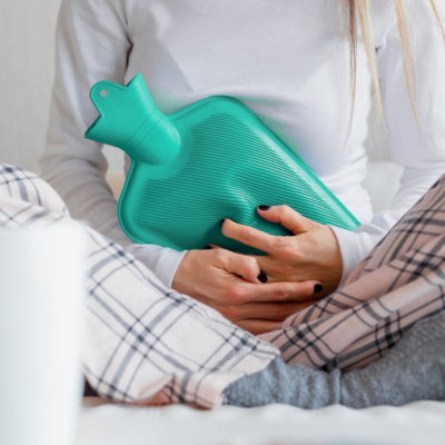 Relaxdays bolsa de agua caliente turquesa 2 l | 6 piezas