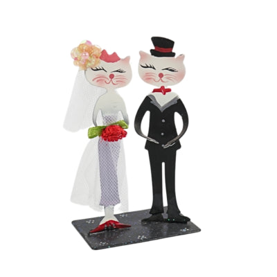 Estatua de gatos casados ​​10 cm | 72 piezas